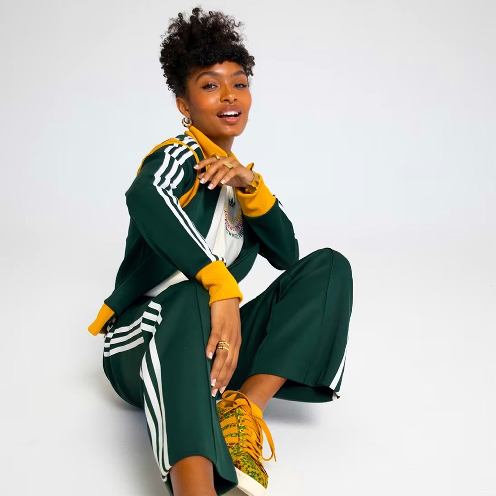 Bnwt Adidas X Yara Shahidi Collab: Unisex Varsity Track Jacket S Rare Sold Out!